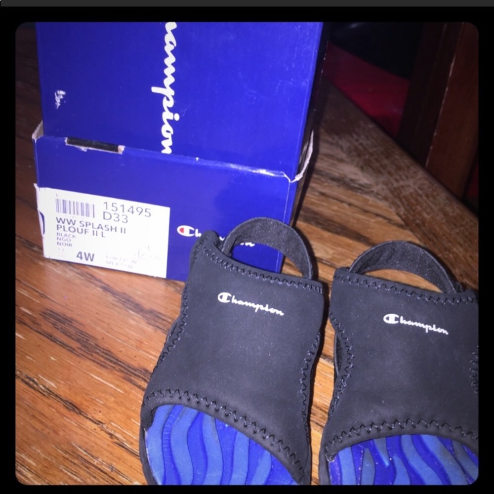 Little boys Champion Sandals!